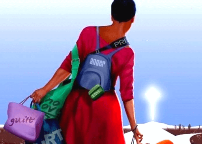 Life Petals My Story For God's Glory Blog: Mercy For My Mess Blog Woman carrying bags. Bag Lady